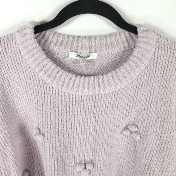 NWT MADEWELL Dotted Bobble Pullover Knit Sweater Pale Lilac Style AG595 Sz XL - Picture 5 of 12